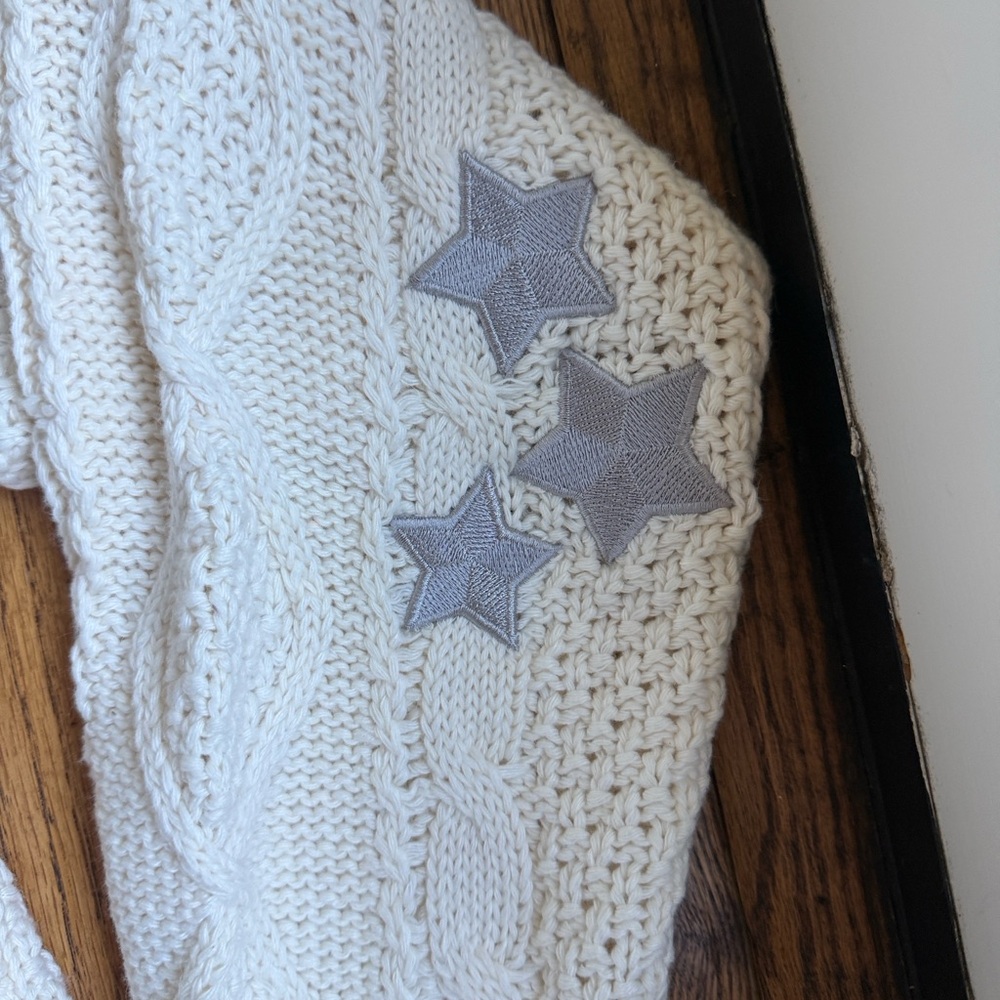 New! Medium/Large Taylor Swift Folklore Cable-Knit V-Cardigan - Picture 4 of 9